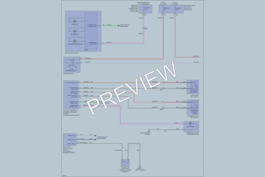2012 Chevrolet Cruze Warning Systems wiring diagram preview