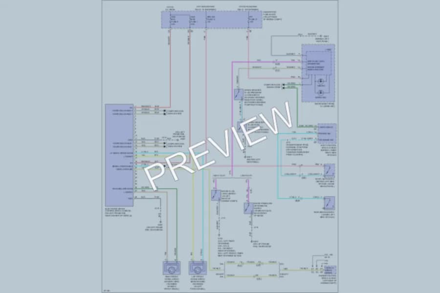 2012 Chevrolet G2500 Anti Lock Brakes wiring diagram preview with protected circuit layout