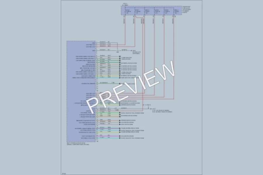 2012 Chevrolet H1500 Body Control Modules wiring diagram preview with protected circuit layout