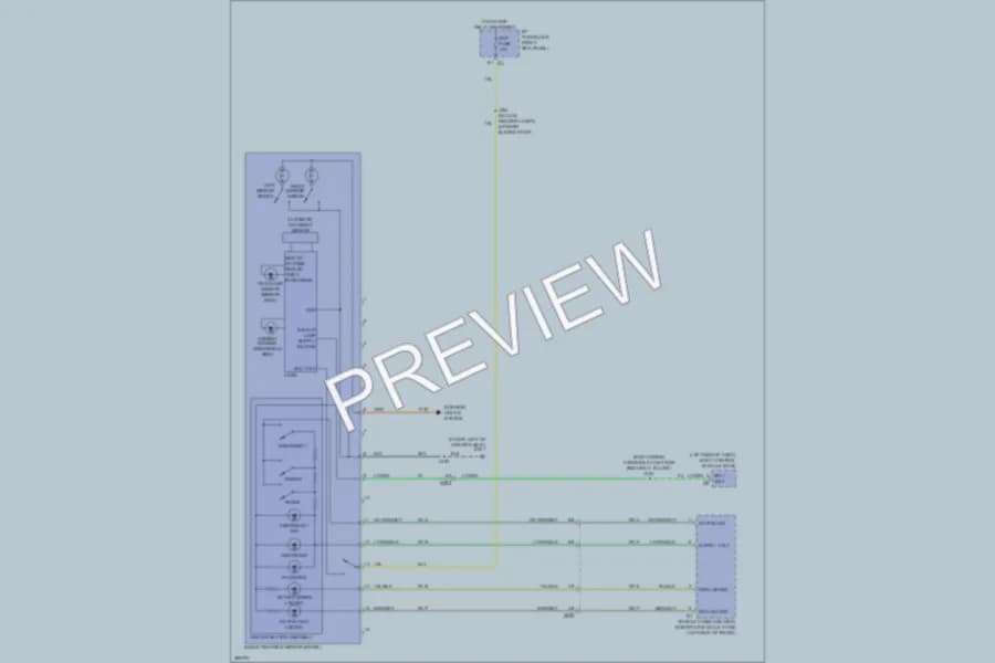 2012 Chevrolet Impala Power Mirrors wiring diagram preview