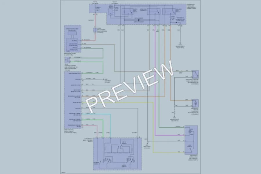 2012 Chevrolet Impala Wiper Washer wiring diagram preview