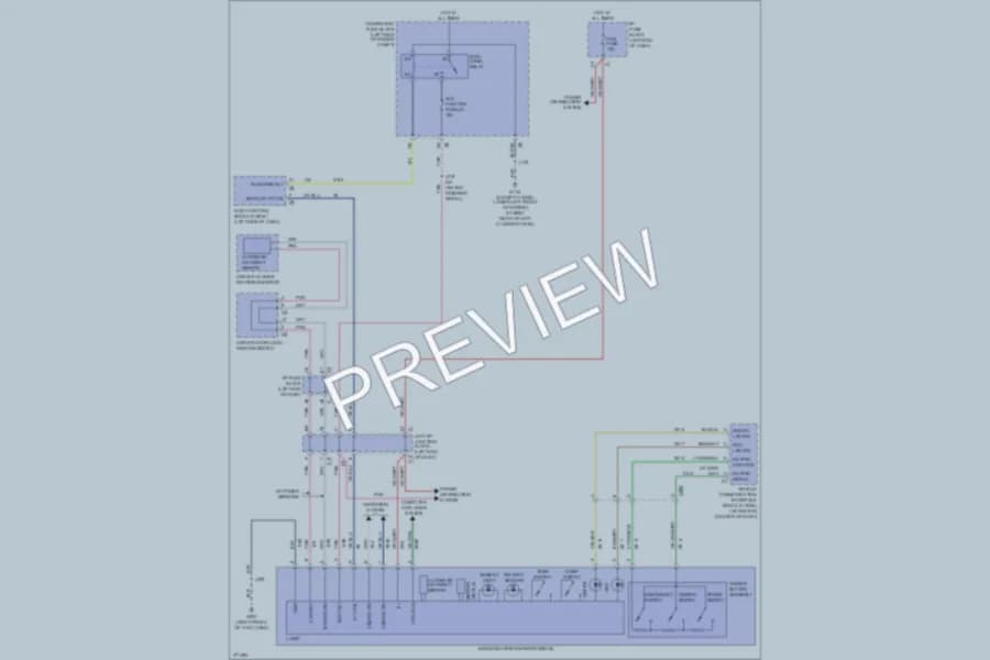 2012 Chevrolet K2500Suburban Power Mirrors wiring diagram preview
