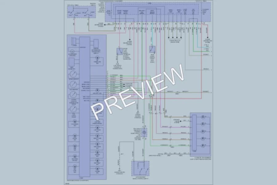 2012 Chevrolet Malibu Instrument Cluster wiring diagram preview