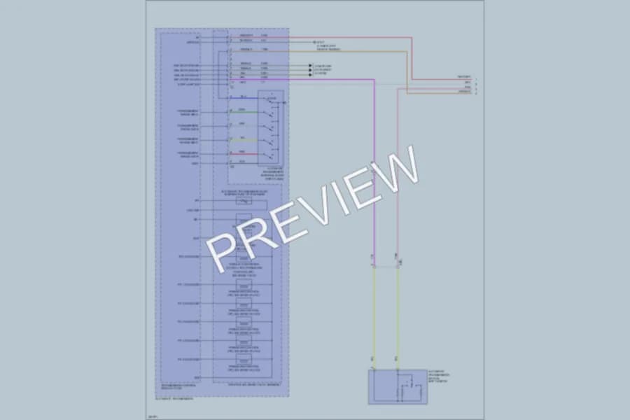 2012 Chevrolet Malibu Transmission wiring diagram preview