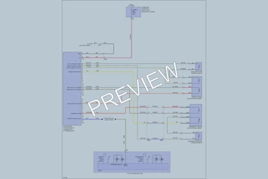 2012 Chevrolet Sonic Power Seats wiring diagram preview
