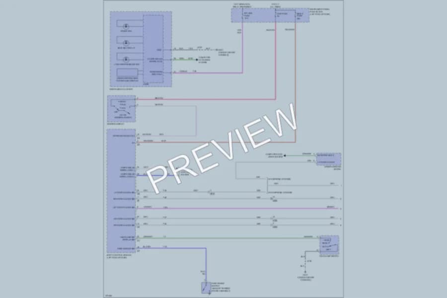 2012 Chevrolet Sonic Warning Systems wiring diagram preview