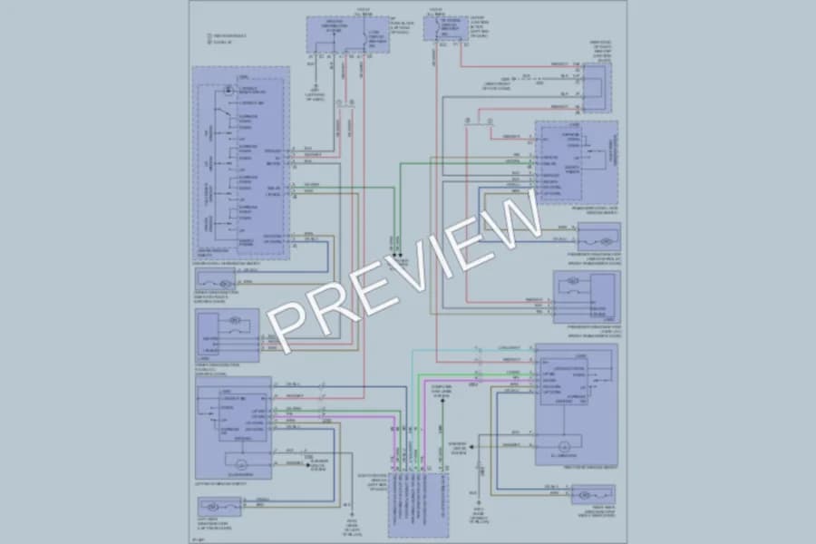 2012 Chevrolet Tahoe Power Windows wiring diagram preview