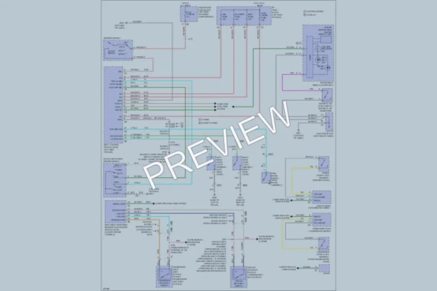 2012 Chevrolet Tahoe Warning Systems wiring diagram preview