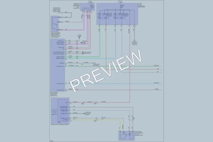 2012 Chevrolet Traverse Anti Theft wiring diagram preview