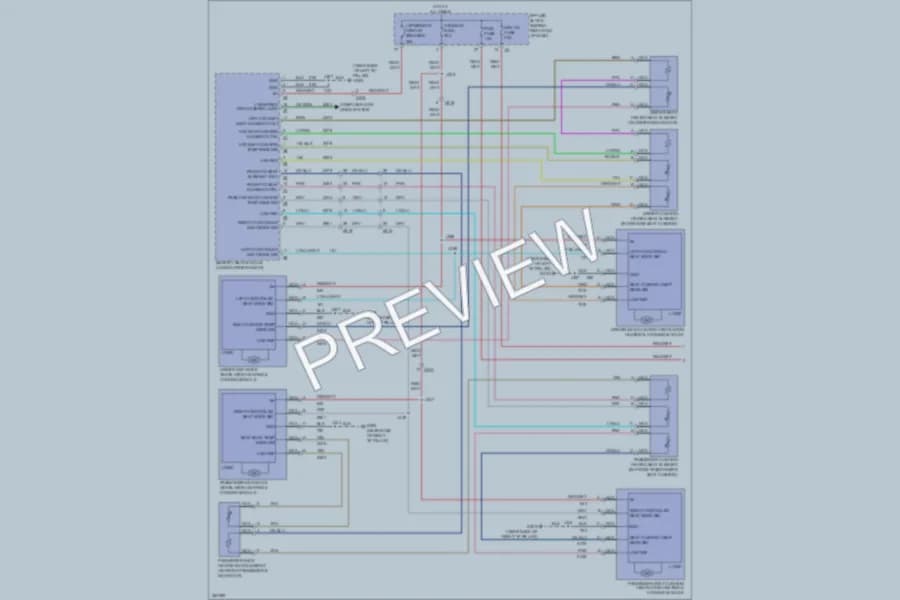 2012 Chevrolet Traverse Power Seats wiring diagram preview