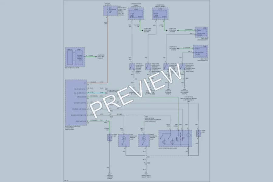 2012 Chevrolet Volt Interior Lights wiring diagram preview