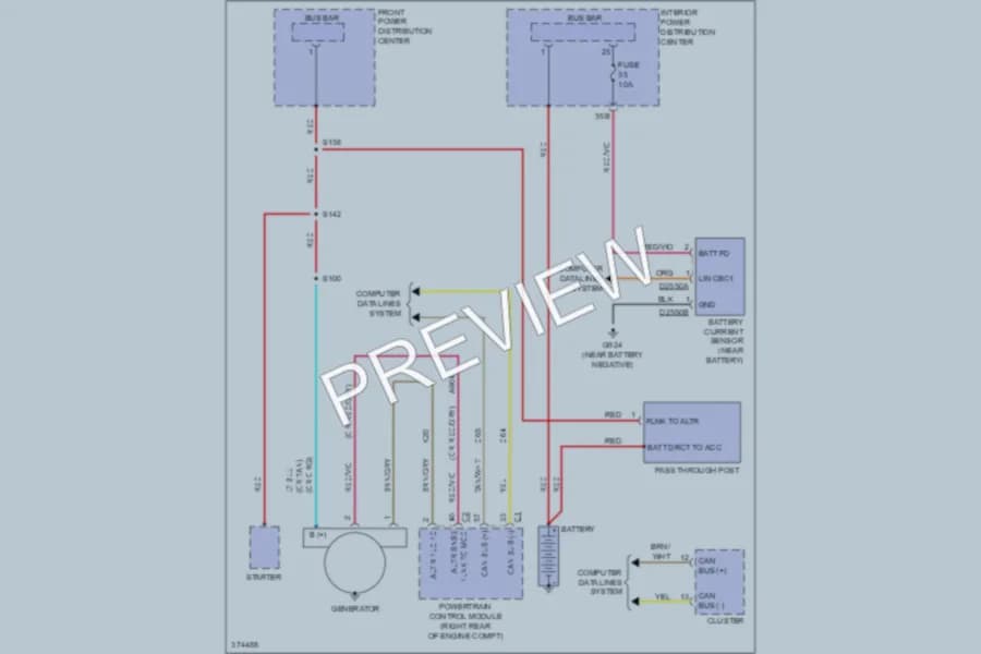 2012 Chrysler 300 Starting Charging wiring diagram preview