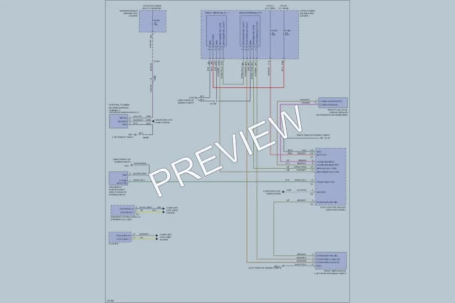 2012 Chrysler 300 Wiper Washer wiring diagram preview