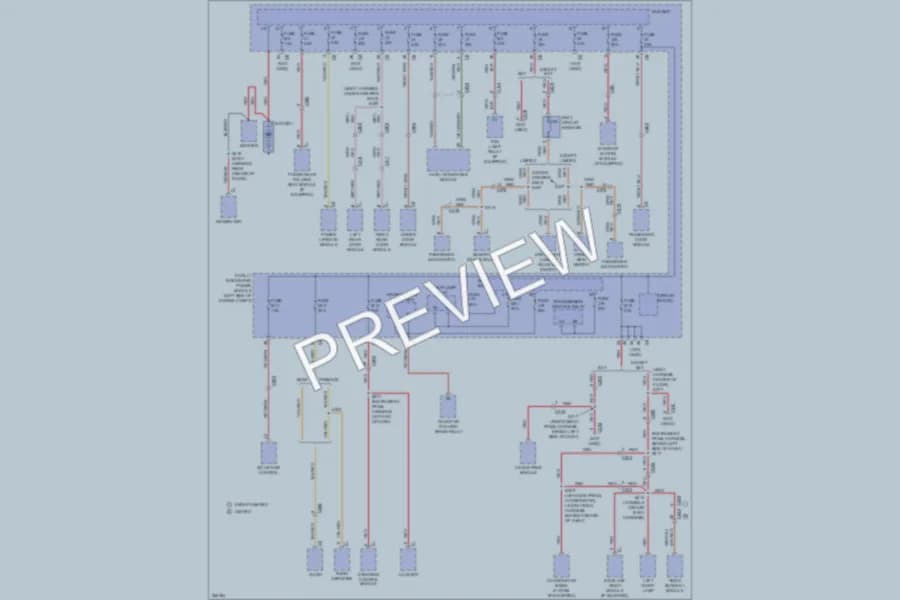 2012 Chrysler TownCountry Power Distribution wiring diagram preview