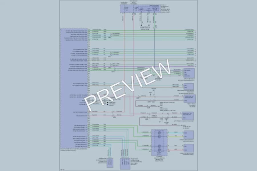 2012 Chrysler TownCountry Supplemental Restraints wiring diagram preview