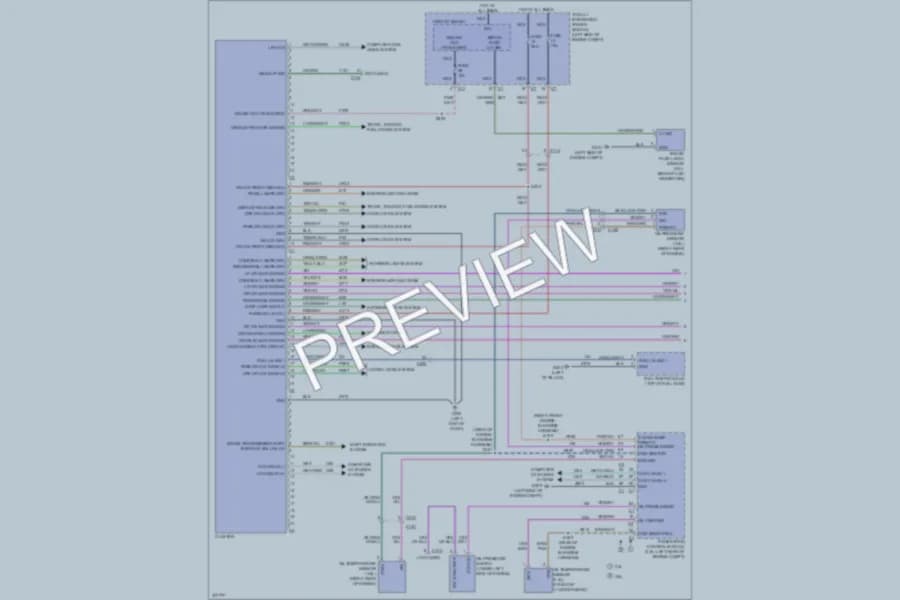 2012 Dodge Avenger Instrument Cluster wiring diagram preview
