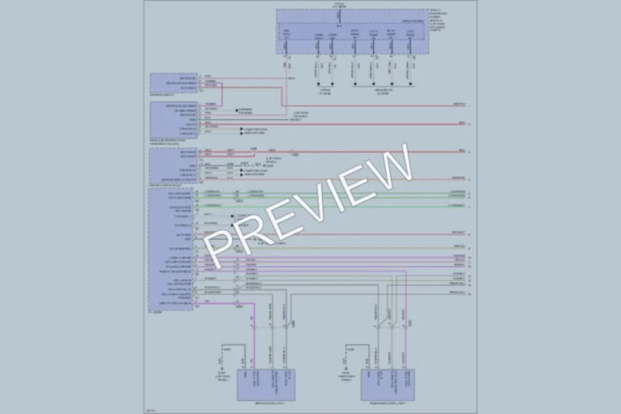 2012 Dodge Avenger Power Door Locks wiring diagram preview