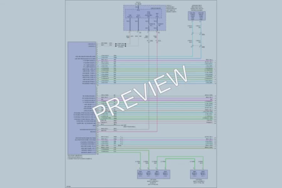 2012 Dodge Avenger Supplemental Restraints wiring diagram preview
