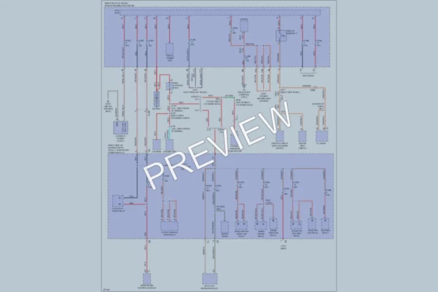 2012 Dodge Challenger Power Distribution wiring diagram preview
