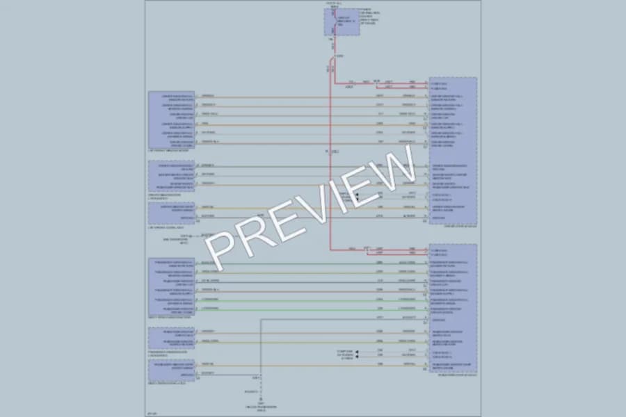2012 Dodge Challenger Power Windows wiring diagram preview