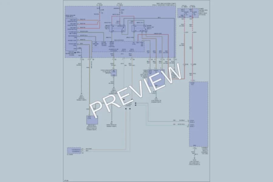 2012 Dodge Challenger Wiper Washer wiring diagram preview