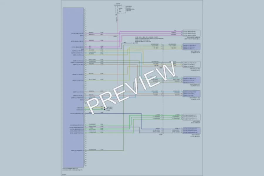 2012 Dodge Charger Electronic Suspension wiring diagram preview