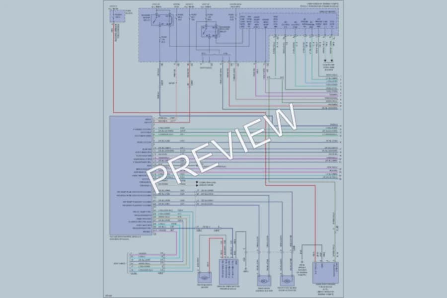 2012 Dodge Durango Air Conditioning wiring diagram preview