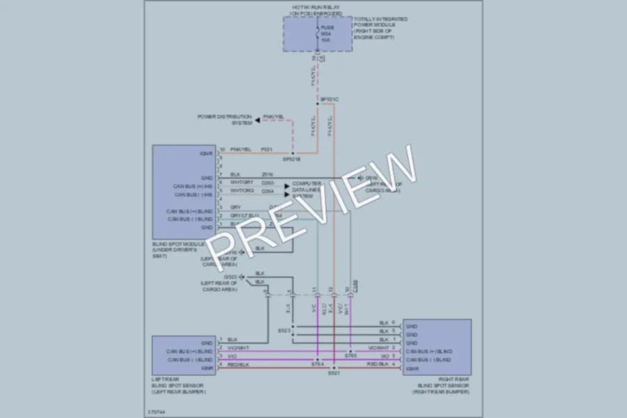 2012 Dodge Durango Navigation wiring diagram preview
