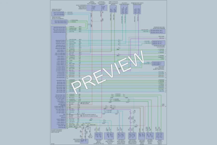 2012 Dodge Durango Supplemental Restraints wiring diagram preview