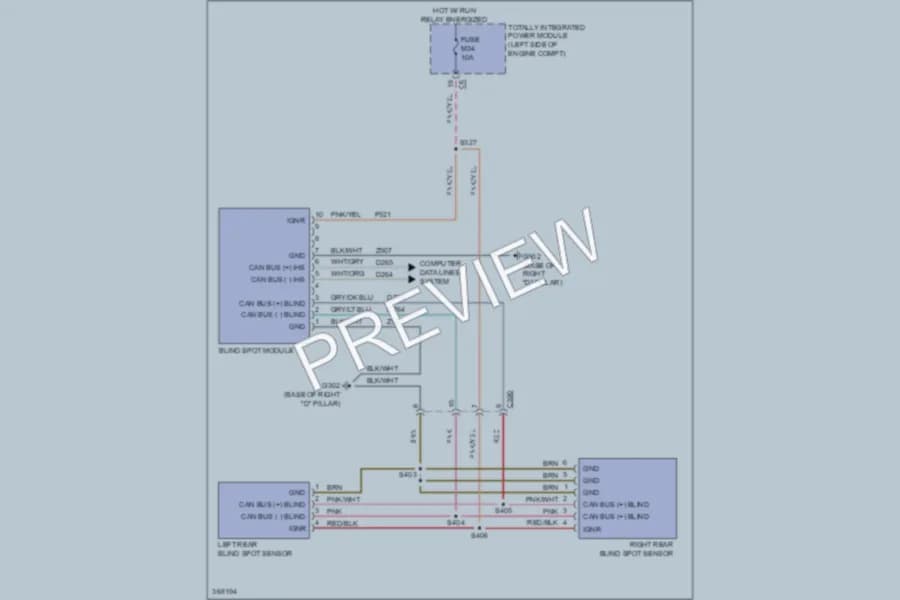 2012 Dodge GrandCaravan Navigation wiring diagram preview