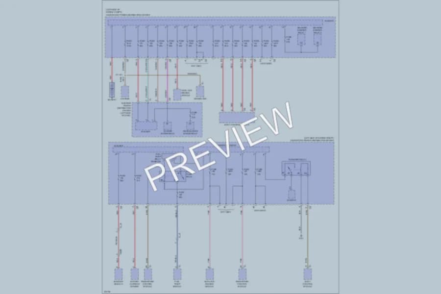 2012 Dodge Journey Power Distribution wiring diagram preview