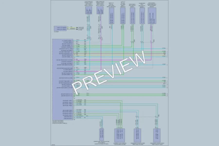 2012 Dodge Journey Supplemental Restraints wiring diagram preview