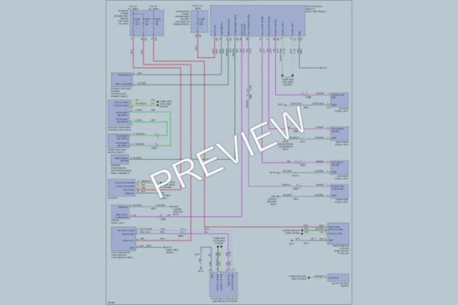 2012 Dodge Journey Warning Systems wiring diagram preview