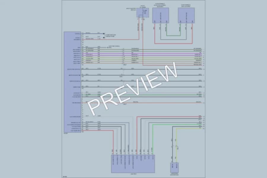 2012 Fiat 500 Radio wiring diagram preview