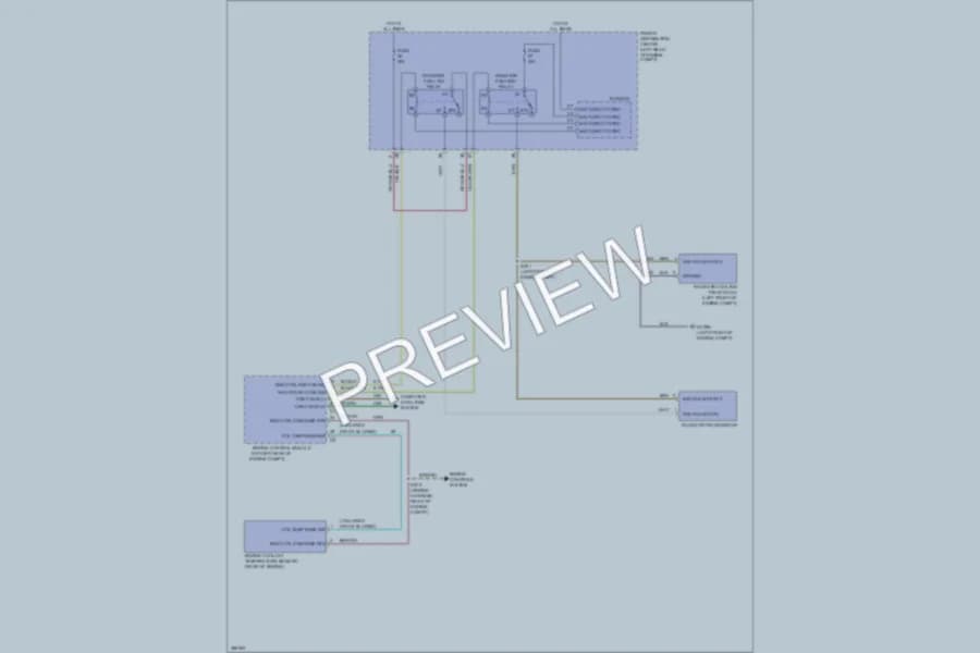 2012 Fiat 500C Cooling Fan wiring diagram preview