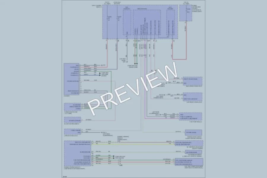 2012 Fiat 500C Instrument Cluster wiring diagram preview