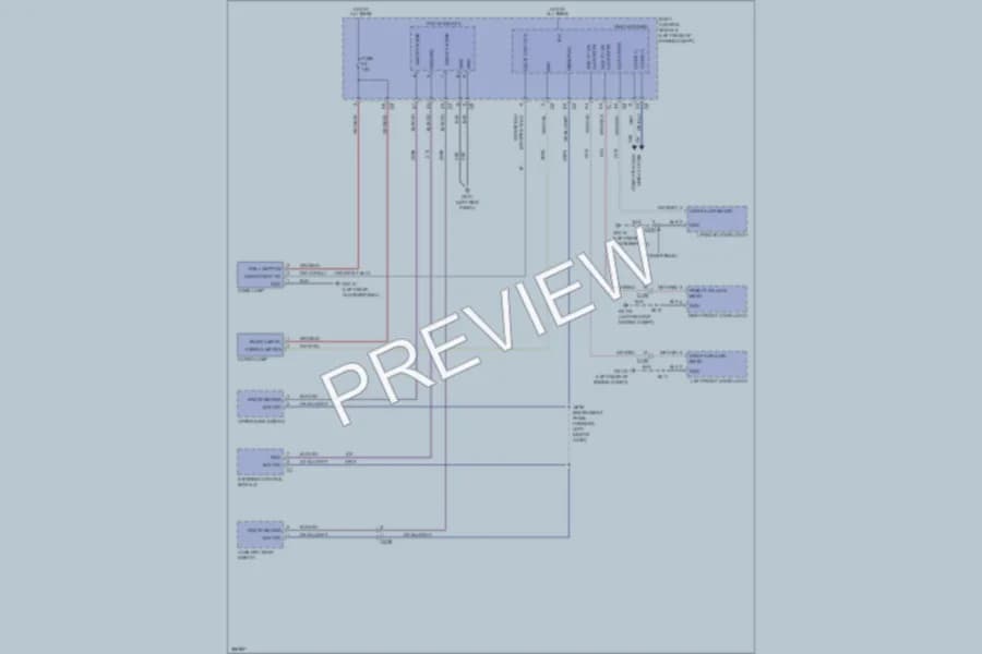 2012 Fiat 500C Interior Lights wiring diagram preview