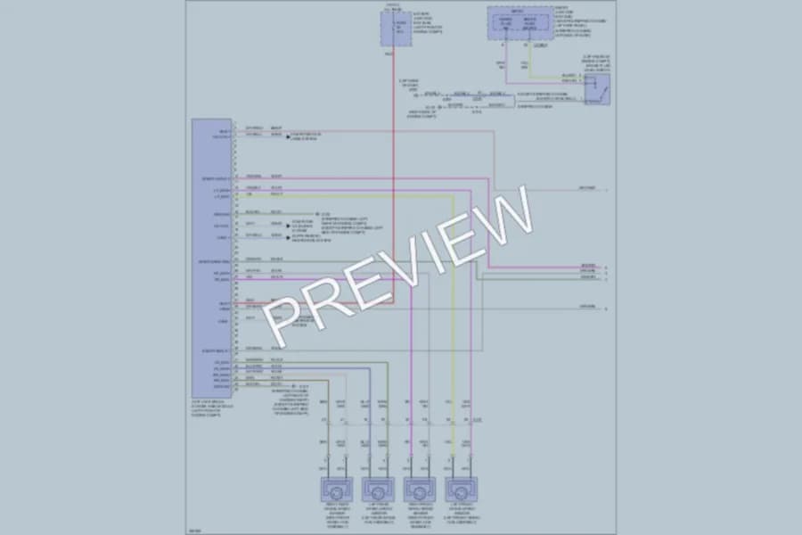 2012 Ford E450Econoline Anti Lock Brakes wiring diagram preview