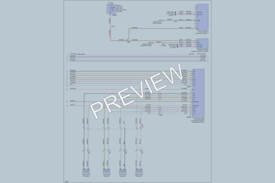 2012 Ford Escape Radio wiring diagram preview