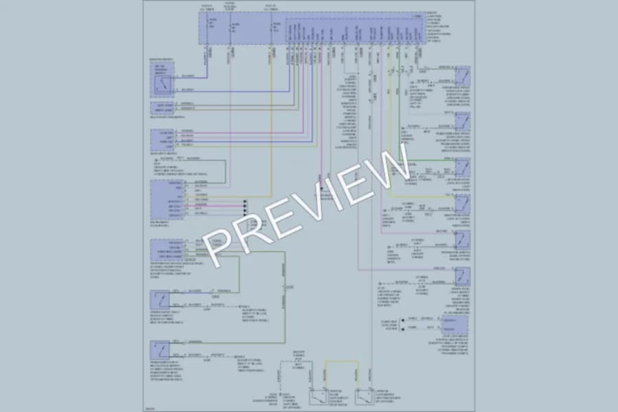 2012 Ford EscapeHybrid Warning Systems wiring diagram preview