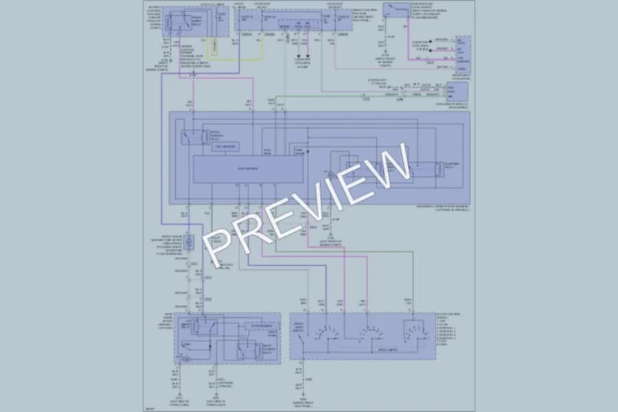 2012 Ford Expedition Wiper Washer wiring diagram preview