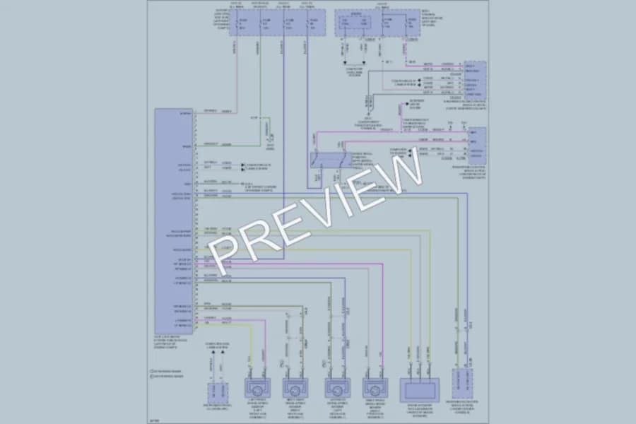 2012 Ford Explorer Anti Lock Brakes wiring diagram preview