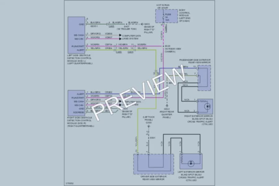 2012 Ford Explorer Navigation wiring diagram preview