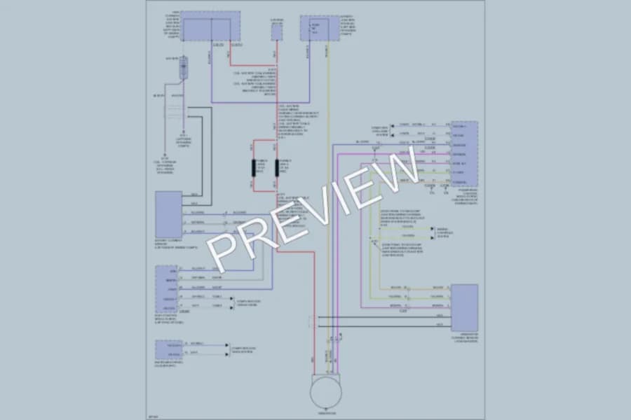 2012 Ford Explorer Starting Charging wiring diagram preview