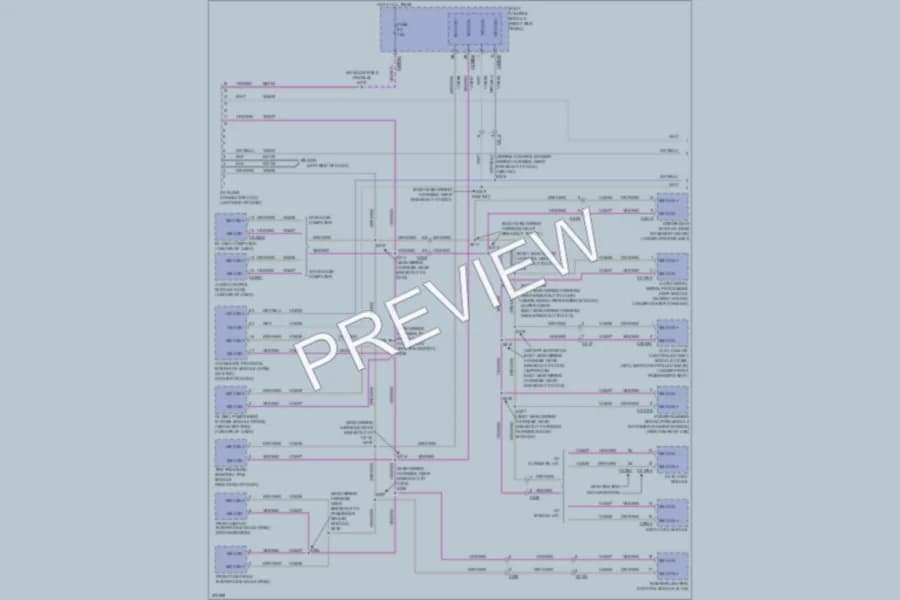 2012 Ford F150 Computer Data Lines wiring diagram preview with protected circuit layout