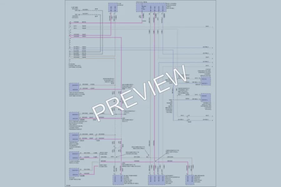 2012 Ford F250 Super Duty Computer Data Lines wiring diagram preview with protected circuit layout