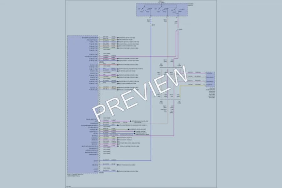 2012 Ford F450ChsCab Body Control Modules wiring diagram preview