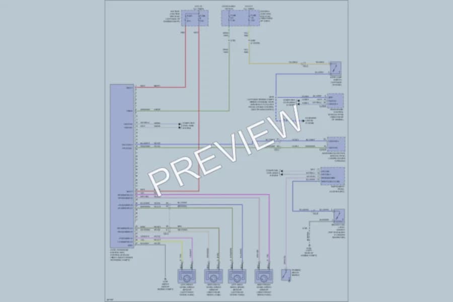 2012 Ford Fiesta Anti Lock Brakes wiring diagram preview