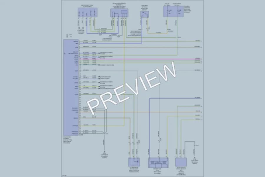 2012 Ford Fiesta Engine Performance wiring diagram preview