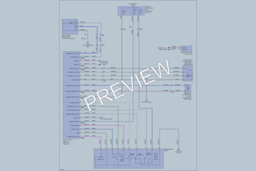 2012 Ford Fiesta Wiper Washer wiring diagram preview